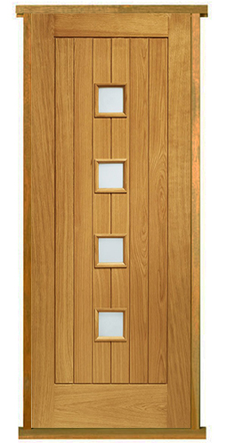 Siena Prehung Solid Oak External Door